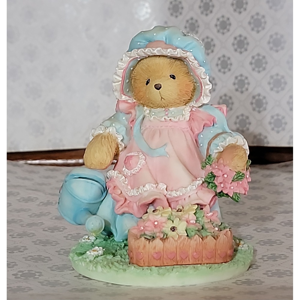 Cherished Teddies Mary Mary Quite Contrary Friendship Blooms Figurine 626074